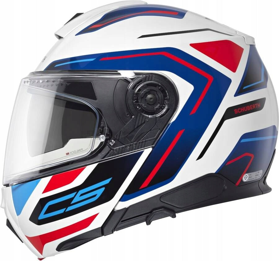 SCHUBERTH C5 OMEGA WHITE MOTORCYCLE HELMET JAW WHITE XL Size XL