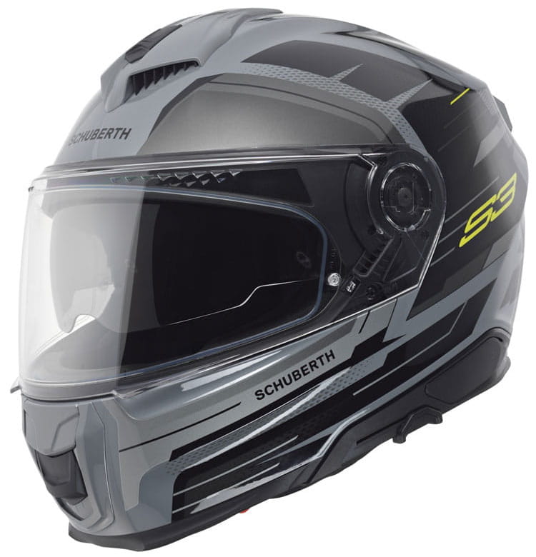 SCHUBERTH S3 APEX GREY MOTORCYCLE HELMET INTEGRAL GREY