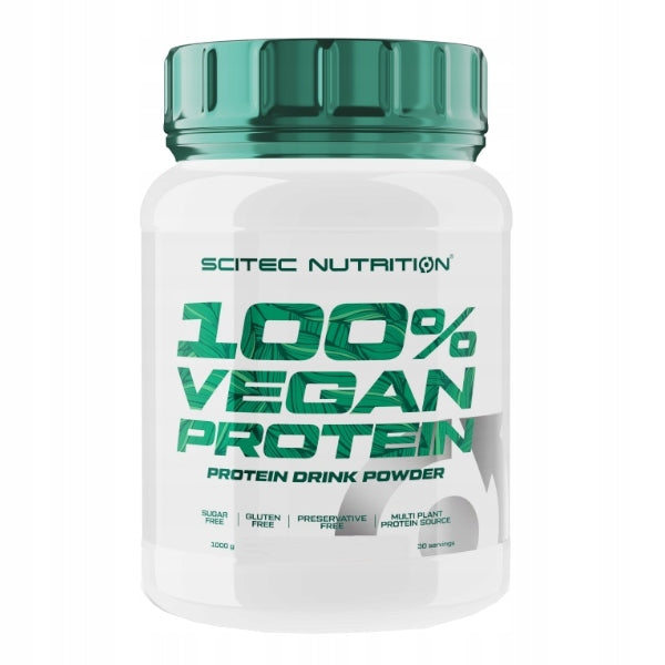 SCITEC 100% VEGAN PROTEIN 1000 g VEGAN PROTEIN Expiration date at least six months from the date of purchase