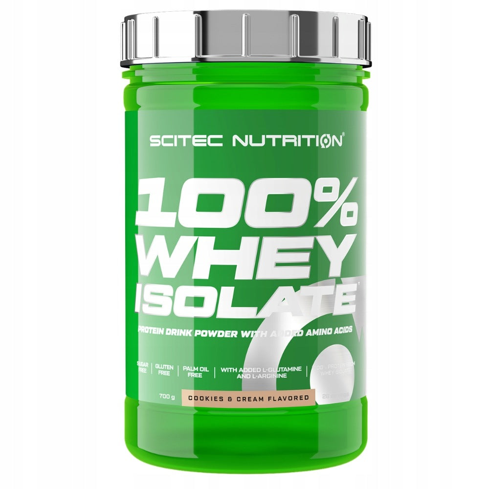 SCITEC 100% WHEY ISOLATE PROTEIN WPI FOR MUSCLE GROWTH AND BUILDING 700 g Expiration date at least six months from the date of purchase