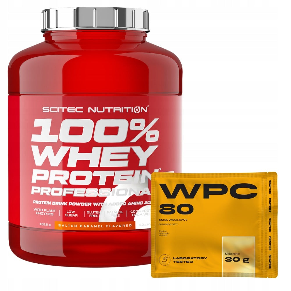 SCITEC 100% WHEY PROTEIN PROFESSIONAL 1816 g MASS REGENERATION WPC WPI Expiration date at least six months from the date of purchase