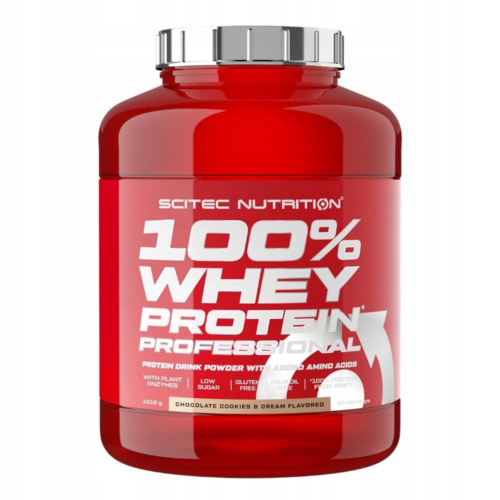 SCITEC 100% WHEY PROTEIN PROFESSIONAL 1816 g PROTEIN STRENGTH Expiration date at least six months from the date of purchase