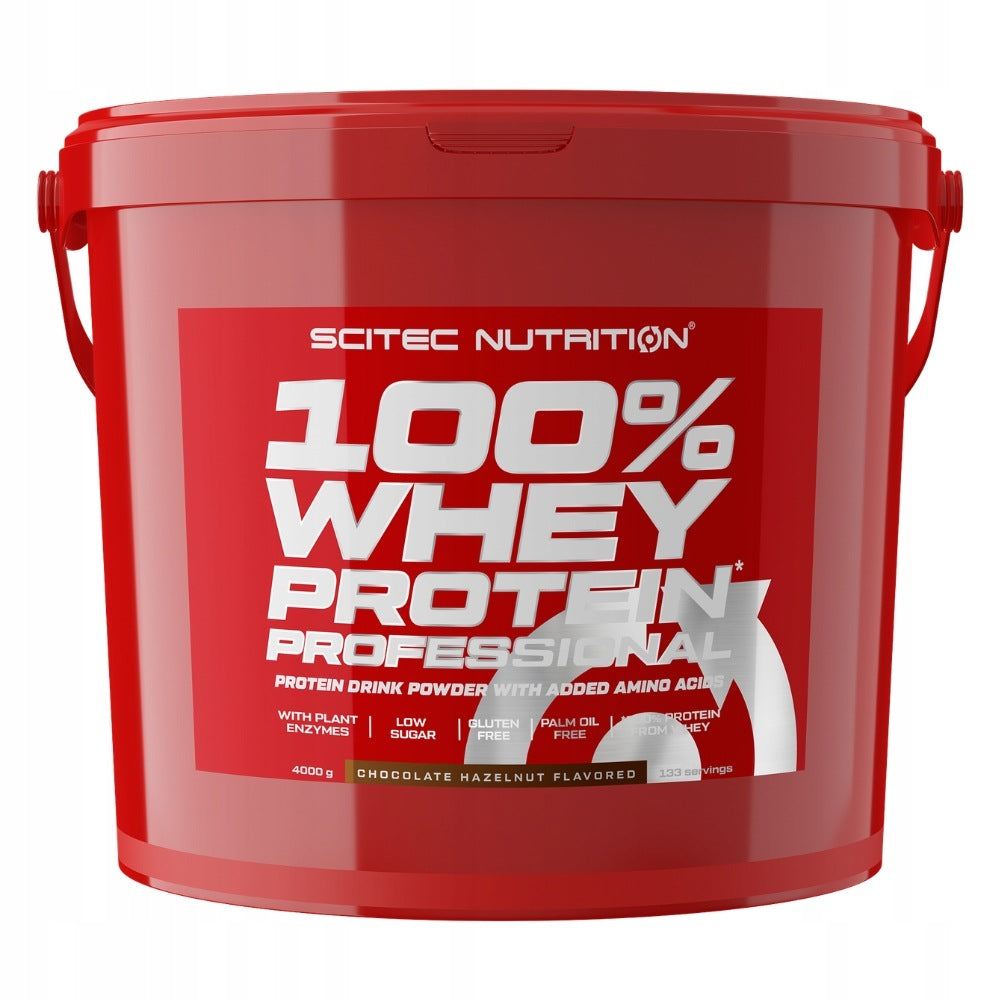 SCITEC 100% WHEY PROTEIN PROFESSIONAL 4000 g STRENGTH Expiration date at least six months from the date of purchase