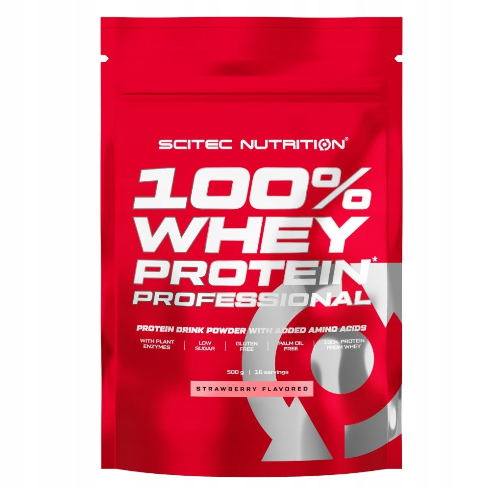 SCITEC 100% WHEY PROTEIN PROFESSIONAL PROTEIN SUPPLEMENT FOR MUSCLES MASS 500g Expiration date at least six months from the date of purchase