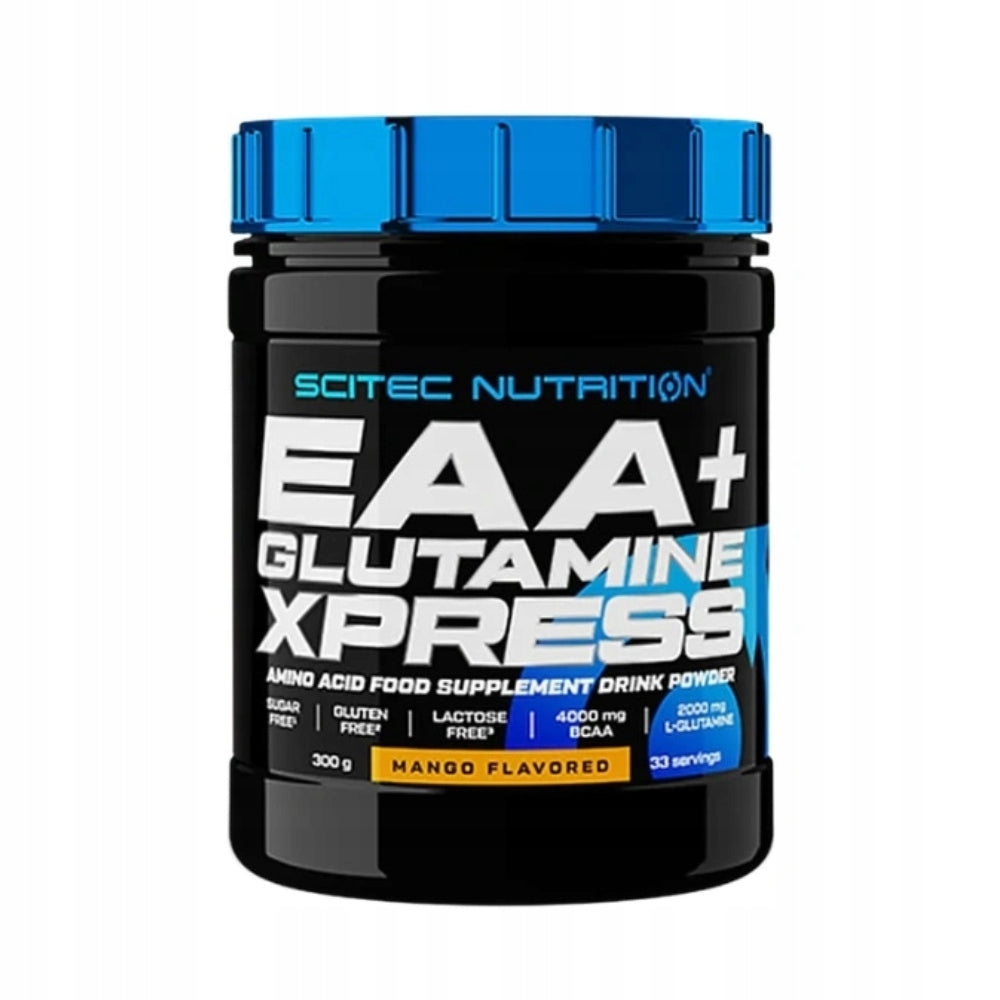 SCITEC EAA + GLUTAMINE AMINO ACIDS POWDER REGENERATION STRENGTH ENERGY 300 g Expiration date at least six months from the date of purchase