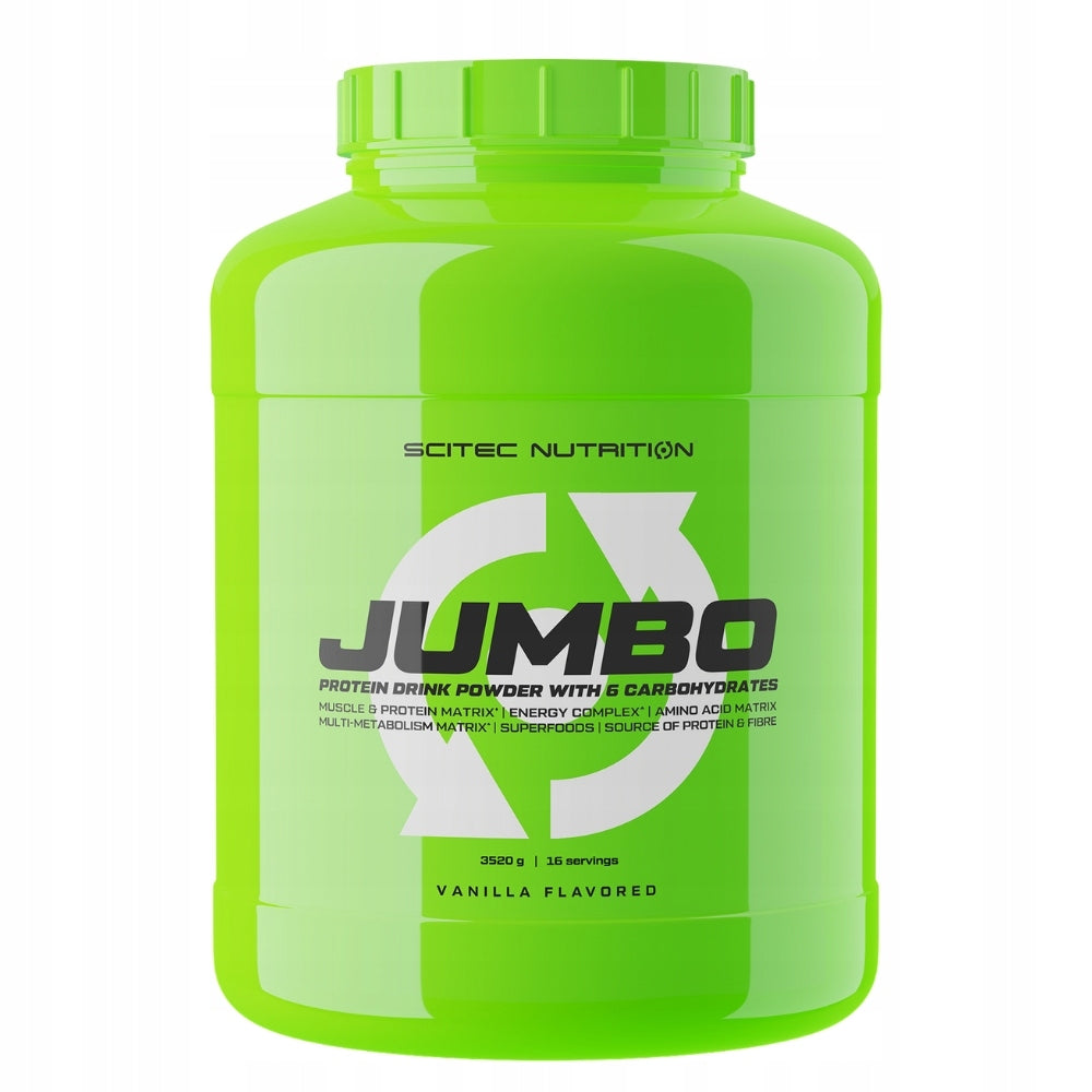 SCITEC JUMBO 3520g MUSCLE MASS PERFORMANCE + SHAKER + BAG SET Brand Scitec Nutrition