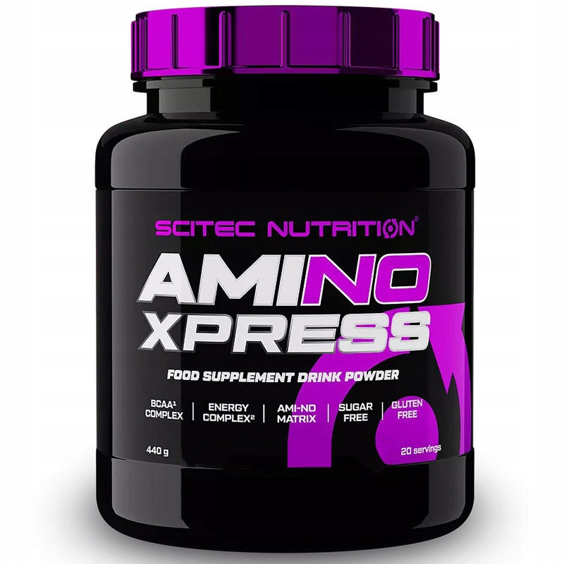 SCITEC NUTRITION AMINO XPRESS 440G ORANGE MANGO COMPLEX AMINO ACIDS BCAA