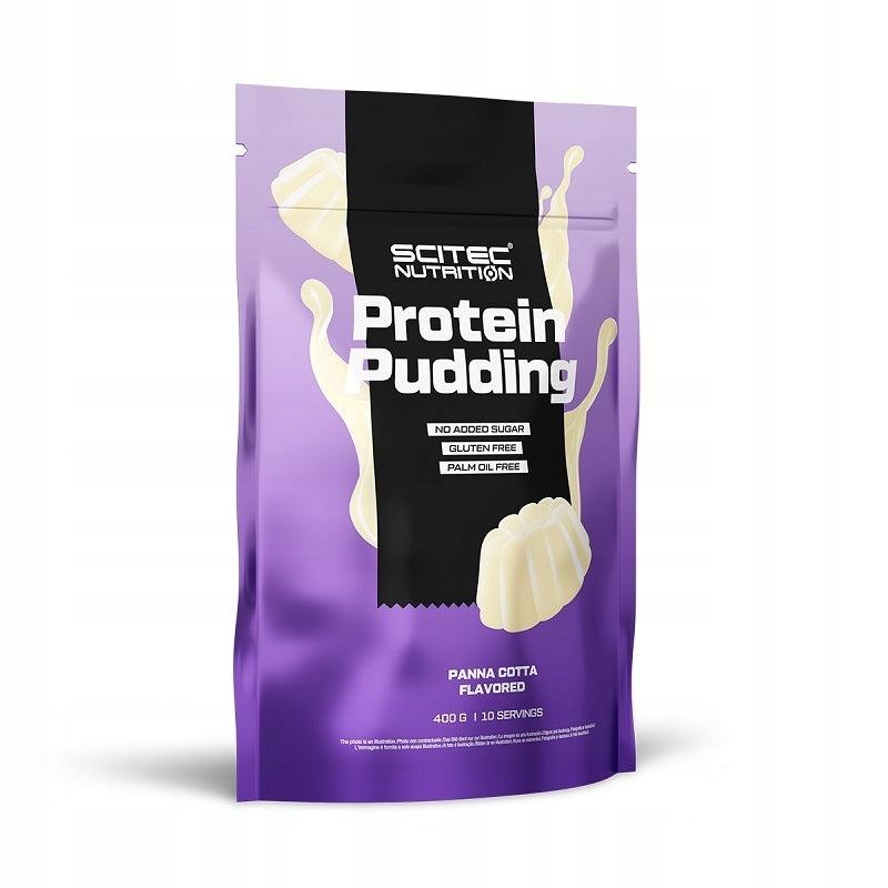 SCITEC PROTEIN PUDDING 400G CASEIN PANNA COTTA PROTEIN LONG ABSORPTION