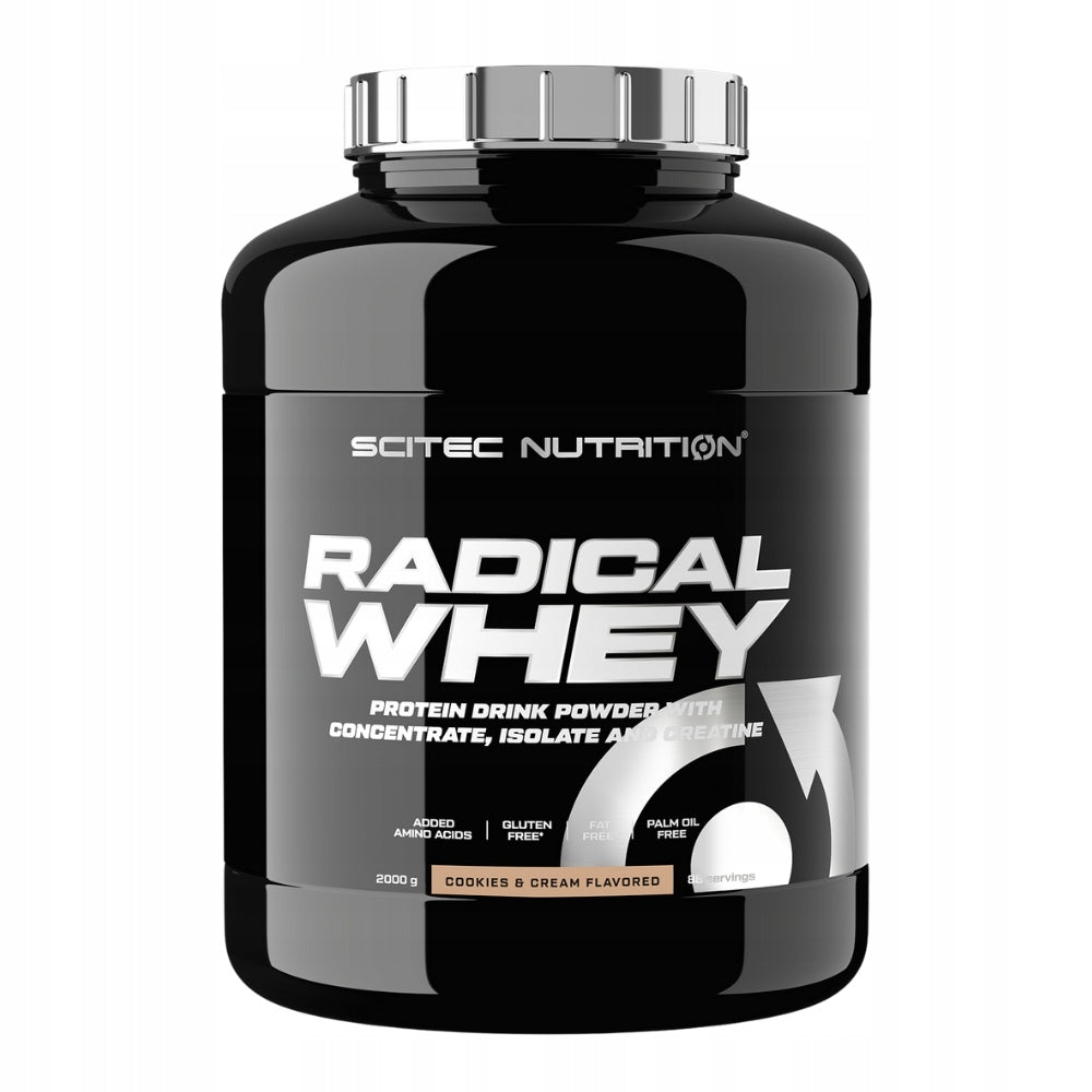 SCITEC RADICAL WHEY 2000 G – PROTEIN SUPPLEMENT WPC + WPI Packaging status original