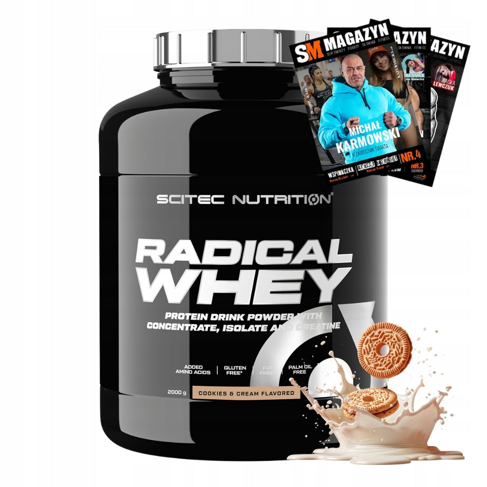SCITEC RADICAL WHEY 2000 G – PROTEIN SUPPLEMENT WPC + WPI