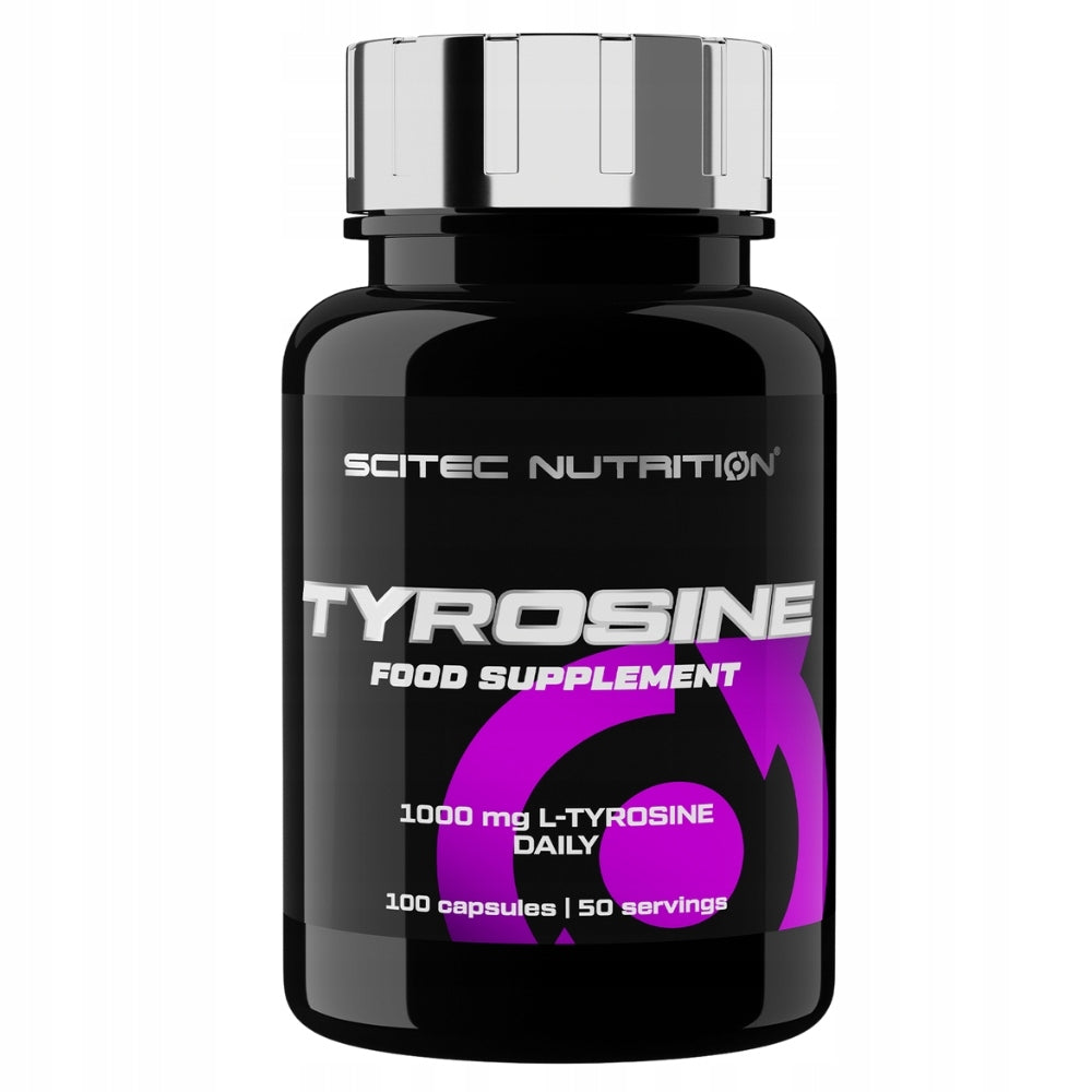 SCITEC TYROSINE 100 caps AMINO ACID FOR MUSCLE AND STRESS EAA REGENERATION Expiration date at least six months from the date of purchase