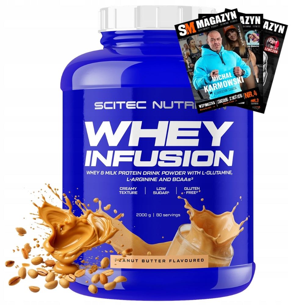 SCITEC WHEY INFUSION 2000 g EAA PROTEIN SUPPLEMENT BCAA WPC STRENGTH