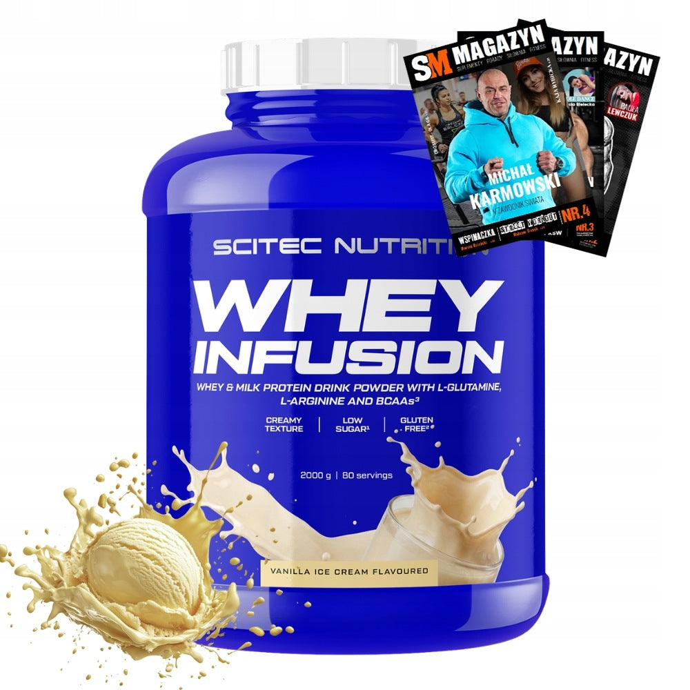 SCITEC WHEY INFUSION 2000 g PROTEIN SUPPLEMENT PROTEIN COMPLEX ENDURANCE