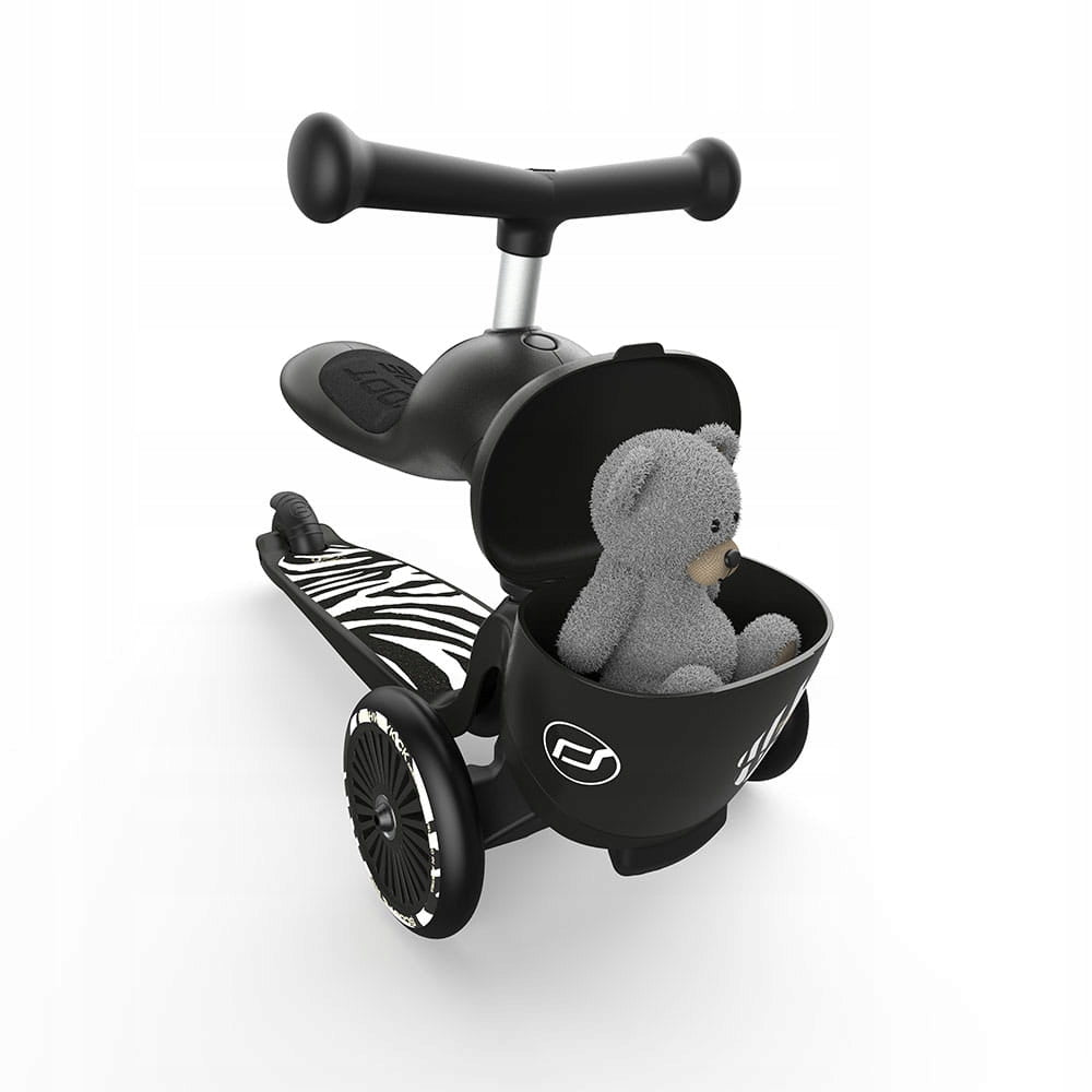 SCOOT AND RIDE HIGHWAYKICK 1 LIFESTYLE SCOOTER RIDER 2IN1 ZEBRA Brake yes