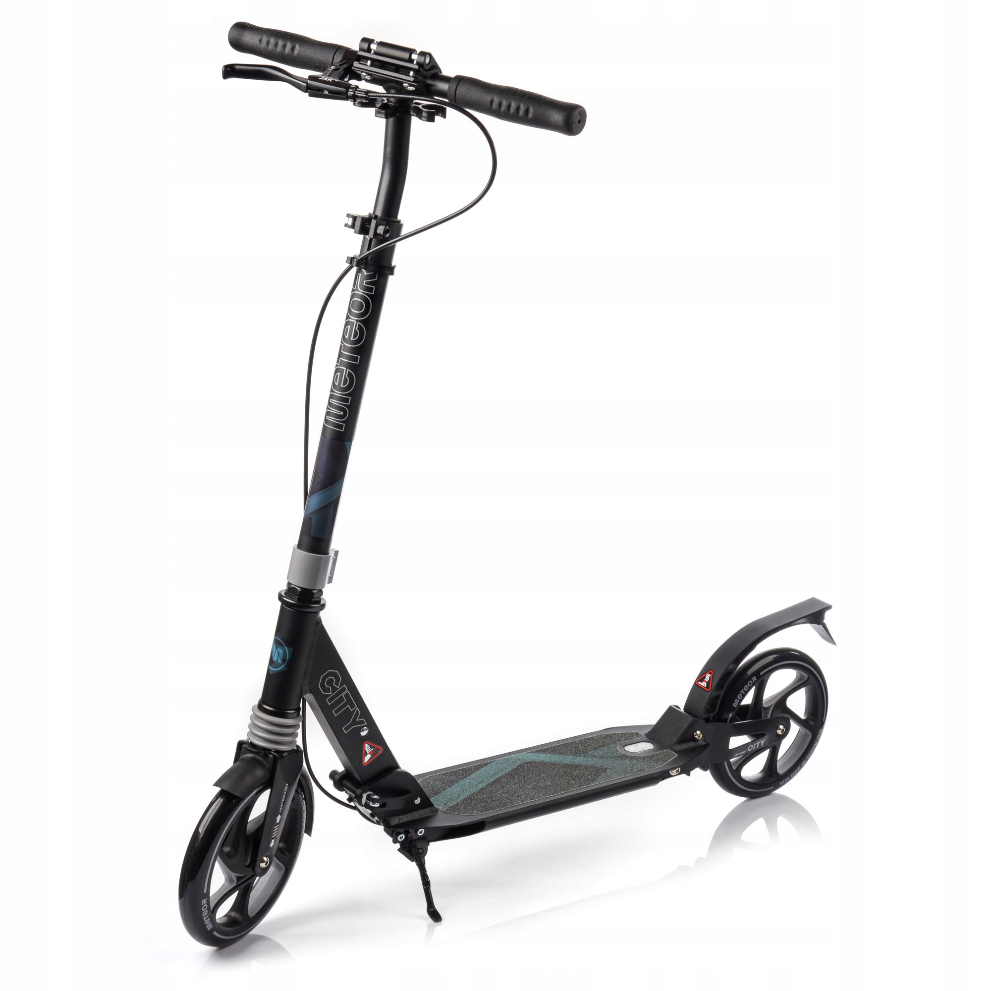 SCOOTER ADJUSTABLE METEOR CITY HAMBURG shock absorbers foot two brakes