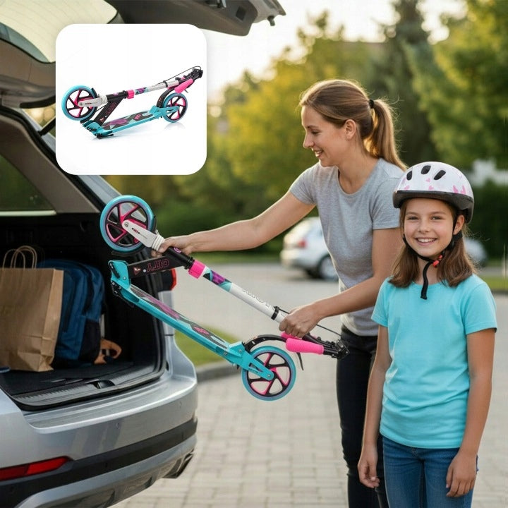 SCOOTER ADJUSTABLE METEOR CITY RIO shock absorbers foot two brakes Packaging status original