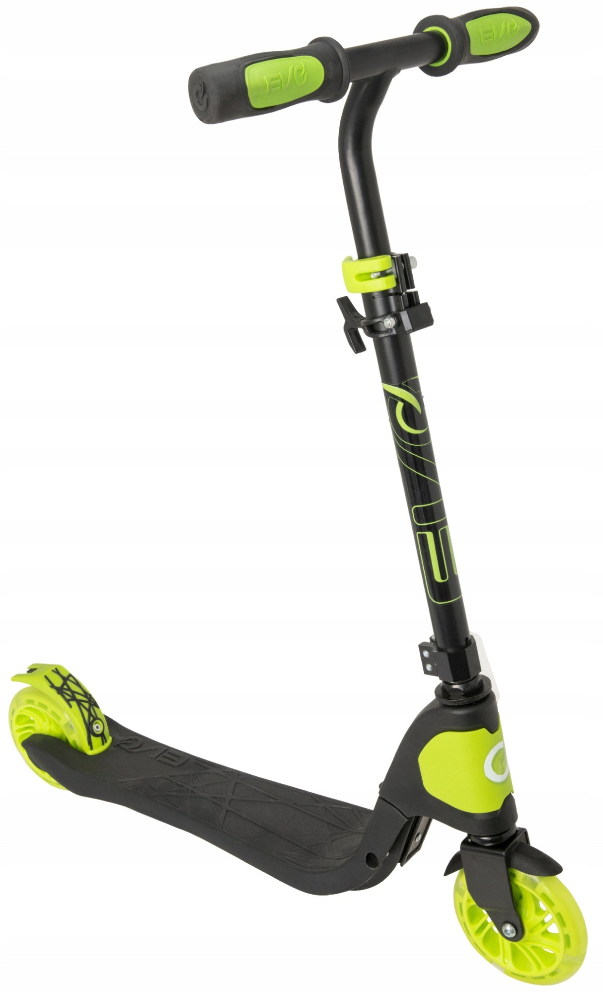 SCOOTER FOR CHILDREN TWO-WHEELED FOLDING LED GLOWING WHEELS EVO 5+ Brand Evo