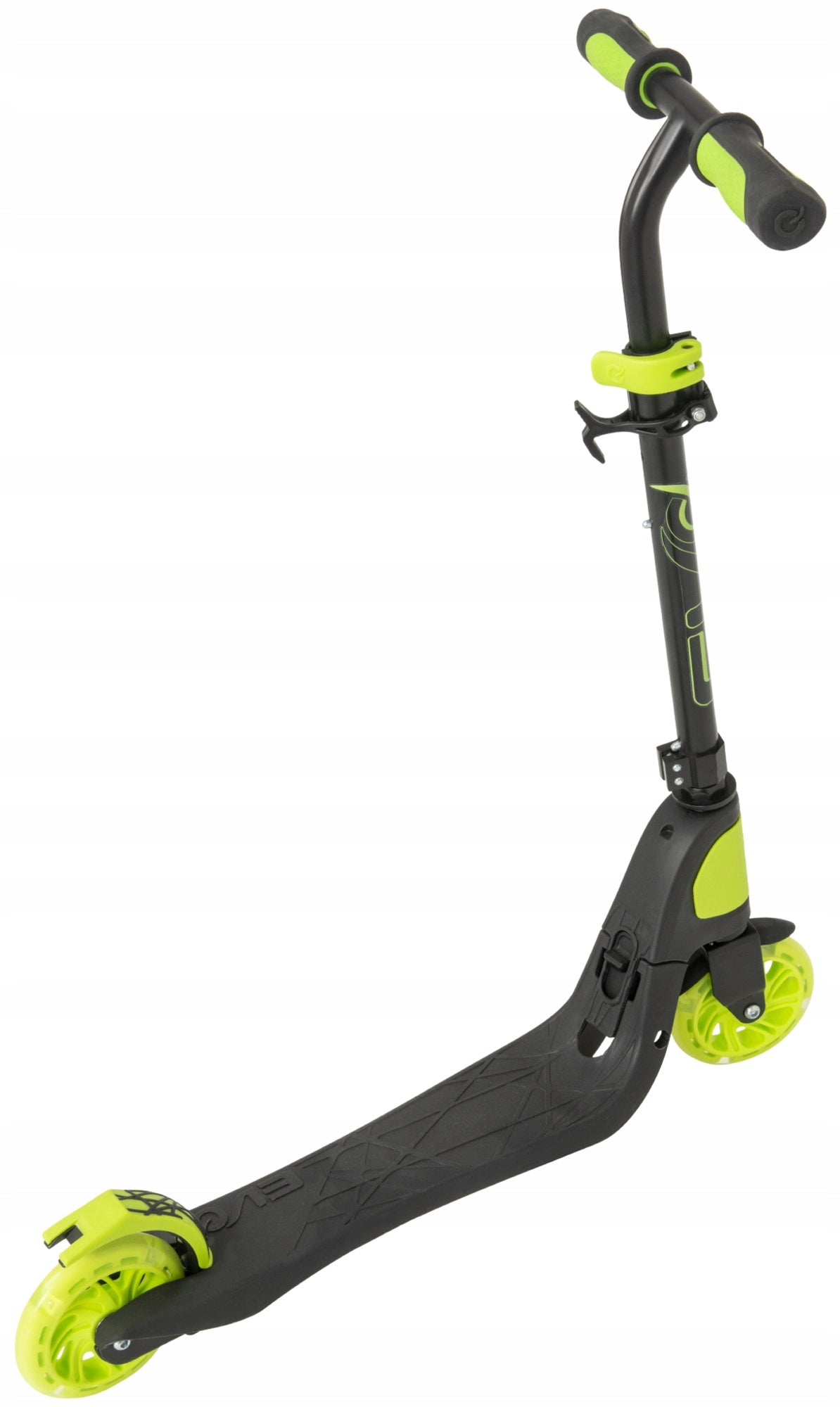 SCOOTER FOR CHILDREN TWO-WHEELED FOLDING LED GLOWING WHEELS EVO 5+ Kind two-wheeled