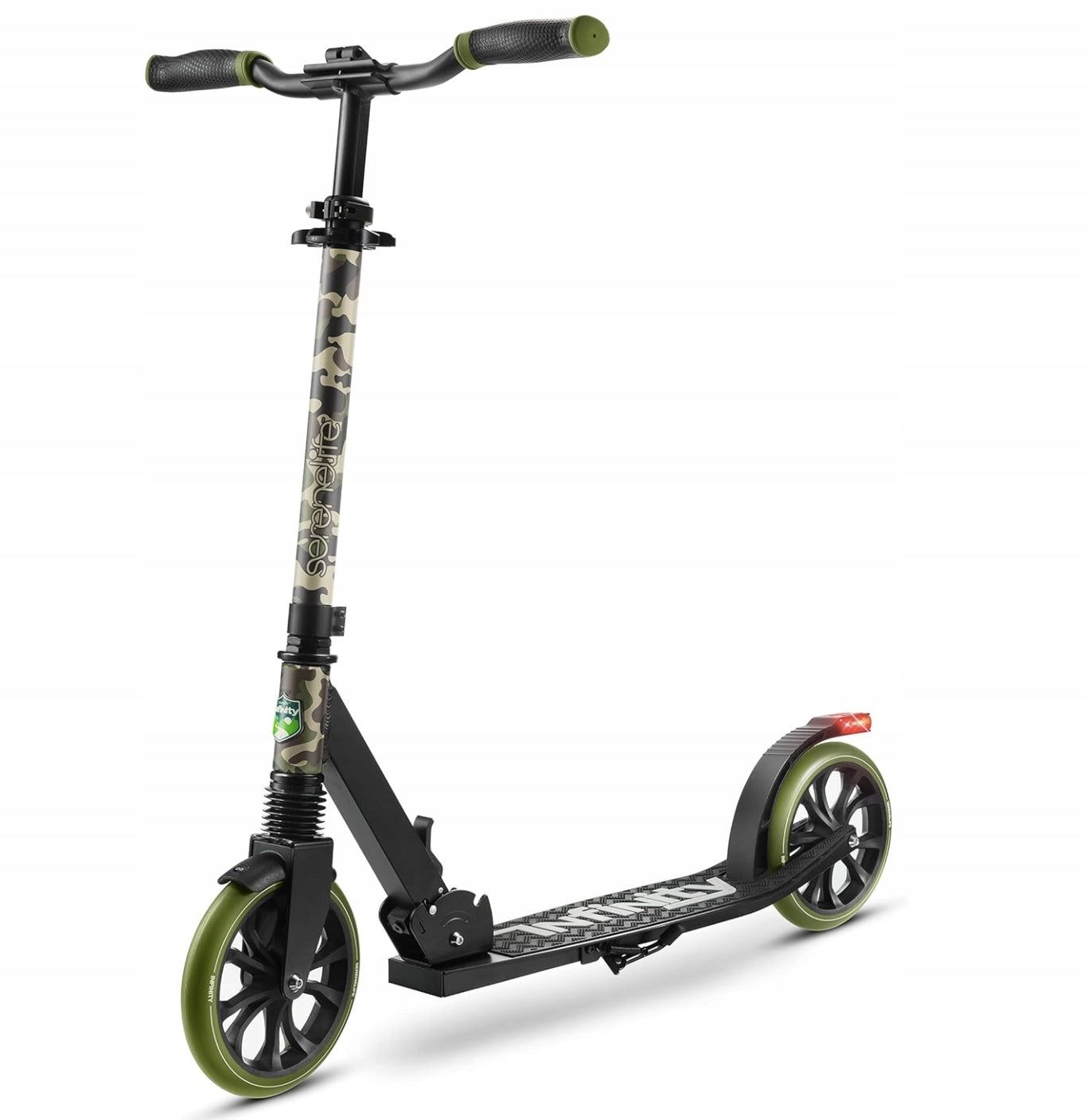 SCOOTER FOR CHILDREN WITH ADJUSTABLE STEERING WHEEL ANTI-SLIP PLATFORM