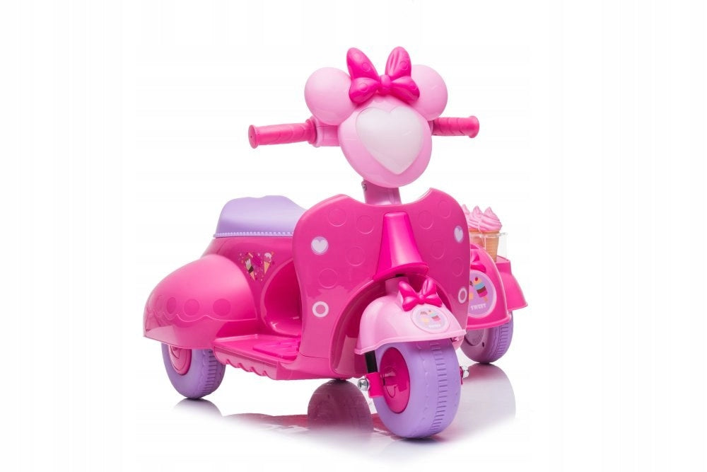 SCOOTER ICE CREAM PARLOR TRICYCLE JT5258 PINK Brand LEAN Toys