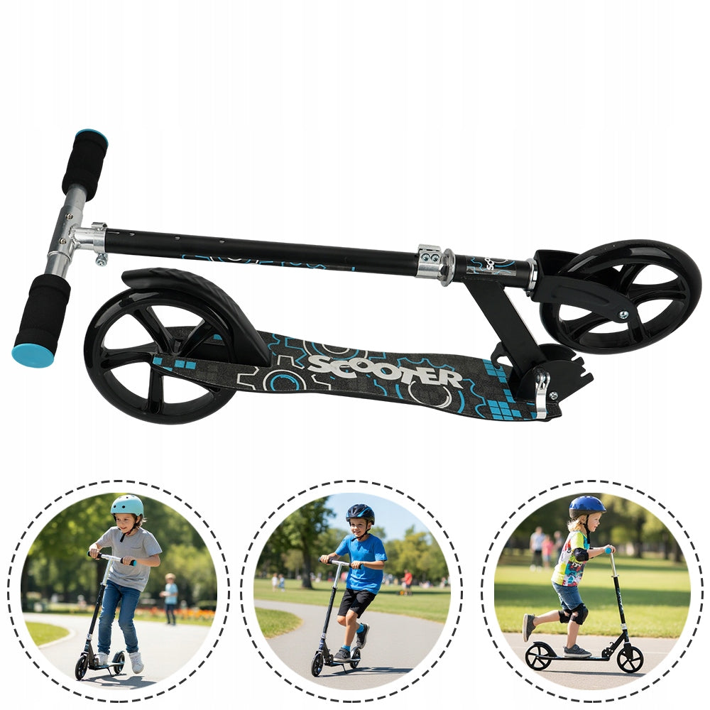 SCOOTER LARGE FOLDING URBAN DESIGN ADJUSTABLE HEIGHT 80KG Number of wheels 2