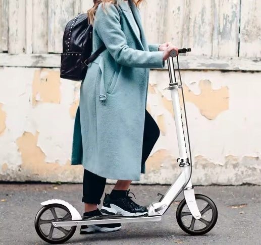 SCOOTER LARGE WHEELS FOR ADULTS SCOOTER 2 WHEEL 20cm FOLDING WITH BRAKE Brand Azaris