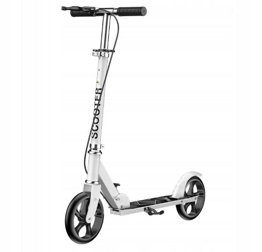 SCOOTER LARGE WHEELS FOR ADULTS SCOOTER 2 WHEEL 20cm FOLDING WITH BRAKE