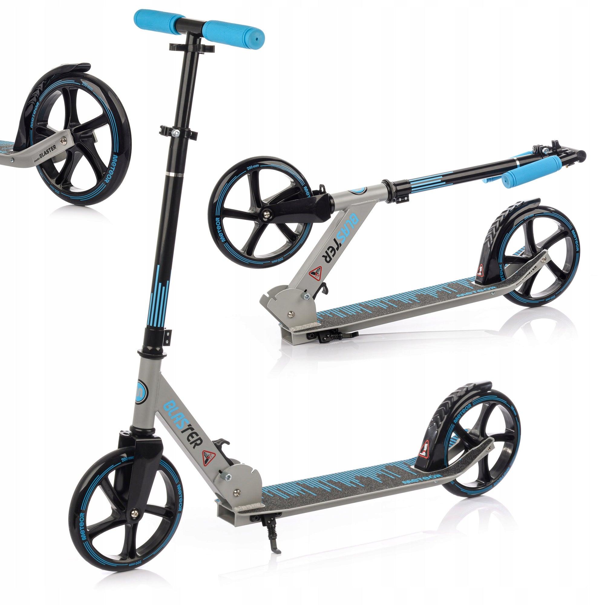 SCOOTER METEOR BLASTER 3-step adjustment folding foot up to 100 kg Packaging status original