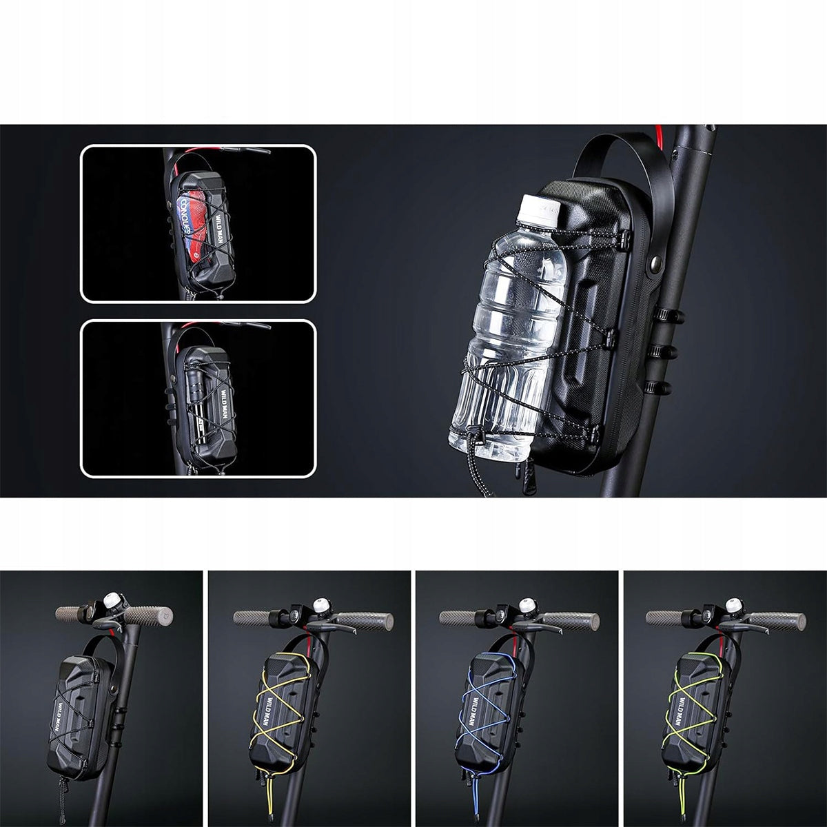 SCOOTER POUCH HARD HANDLEBAR BAG WATERPROOF 3 L Product weight with unit packaging 0.495 kg