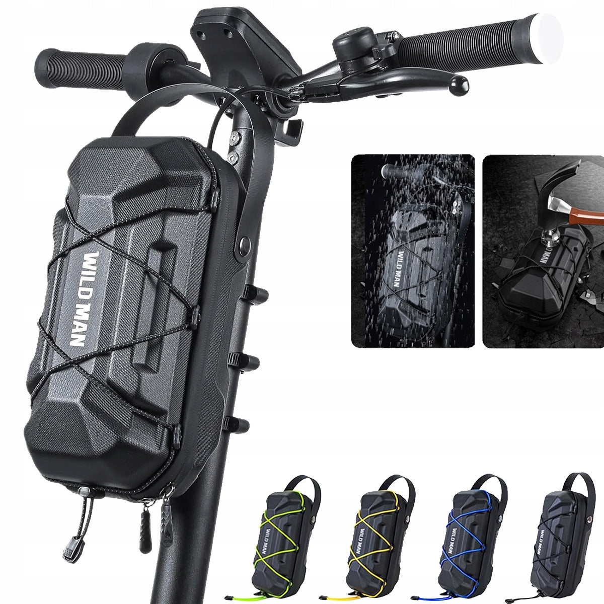 SCOOTER POUCH HARD HANDLEBAR BAG WATERPROOF 3 L