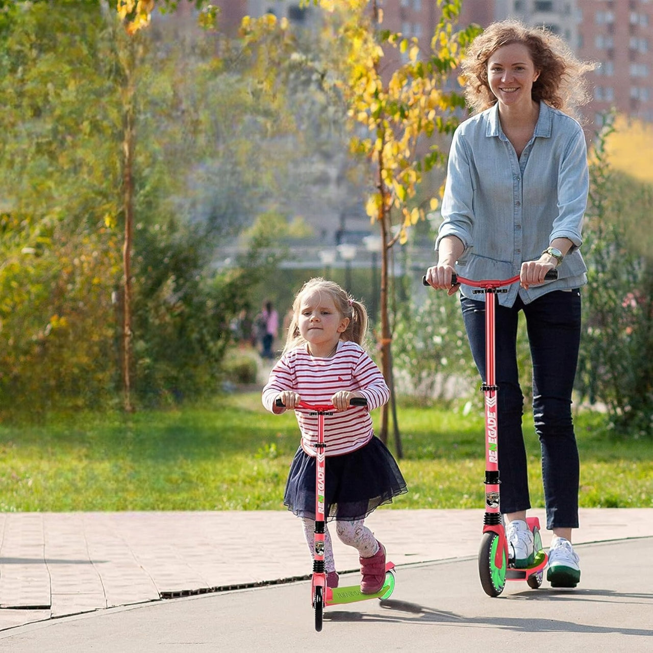 SCOOTER WITH ADJUSTABLE HANDLEBAR NON-SLIP ALUMINUM PLATFORM Manufacturer code HURTS89
