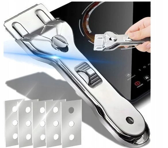 SCRAPER 6x BLADE SCRAPER FOR INDUCTION HOBS WINDOW GLASS