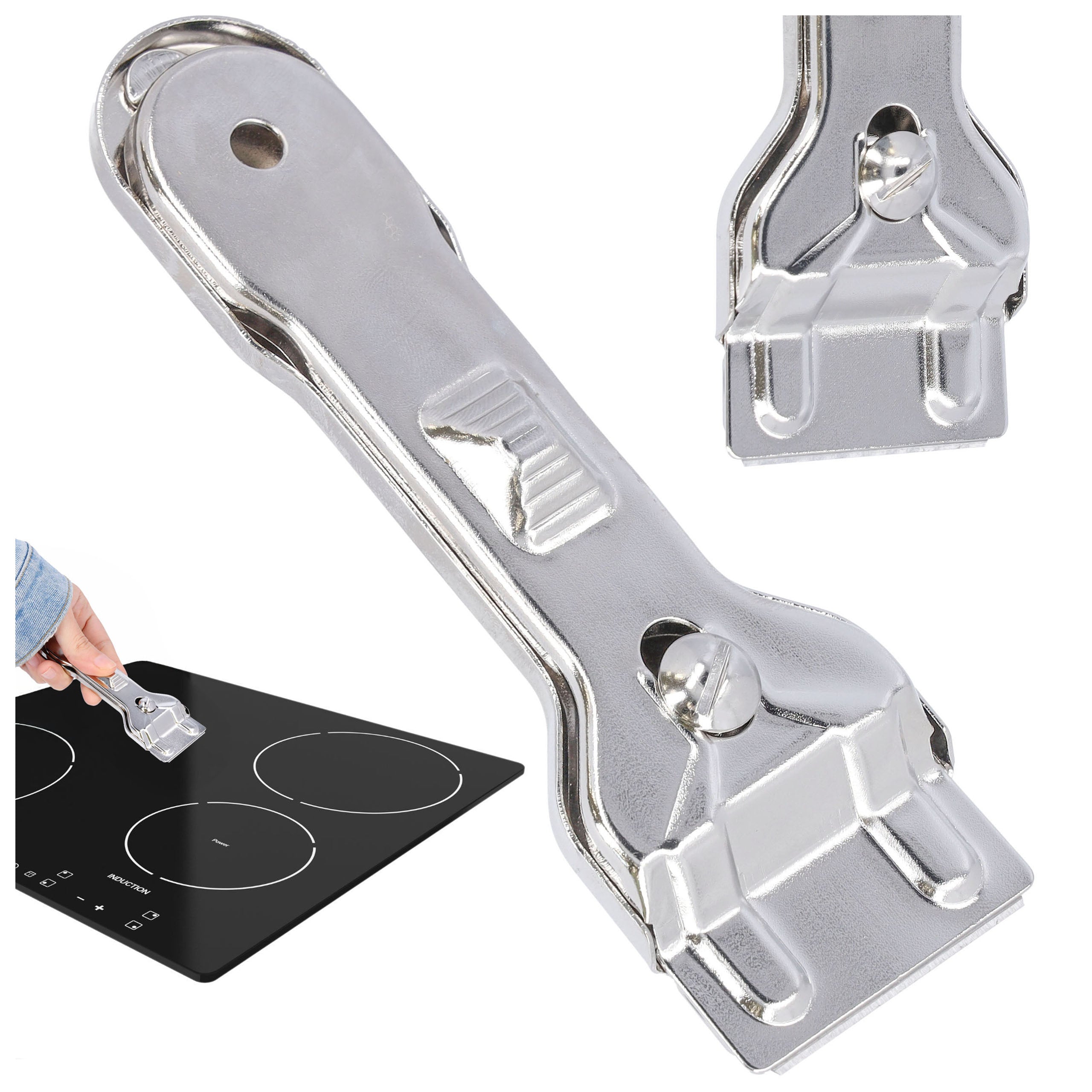 SCRAPER FOR CLEANING COOKERS CERAMIC HOB INDUCTION GLASS