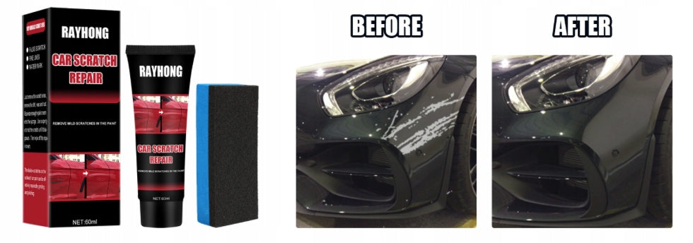 SCRATCH REMOVAL KIT SCRATCH PASTE AND SPONGE CAR ACCESSORIES Manufacturer no brand