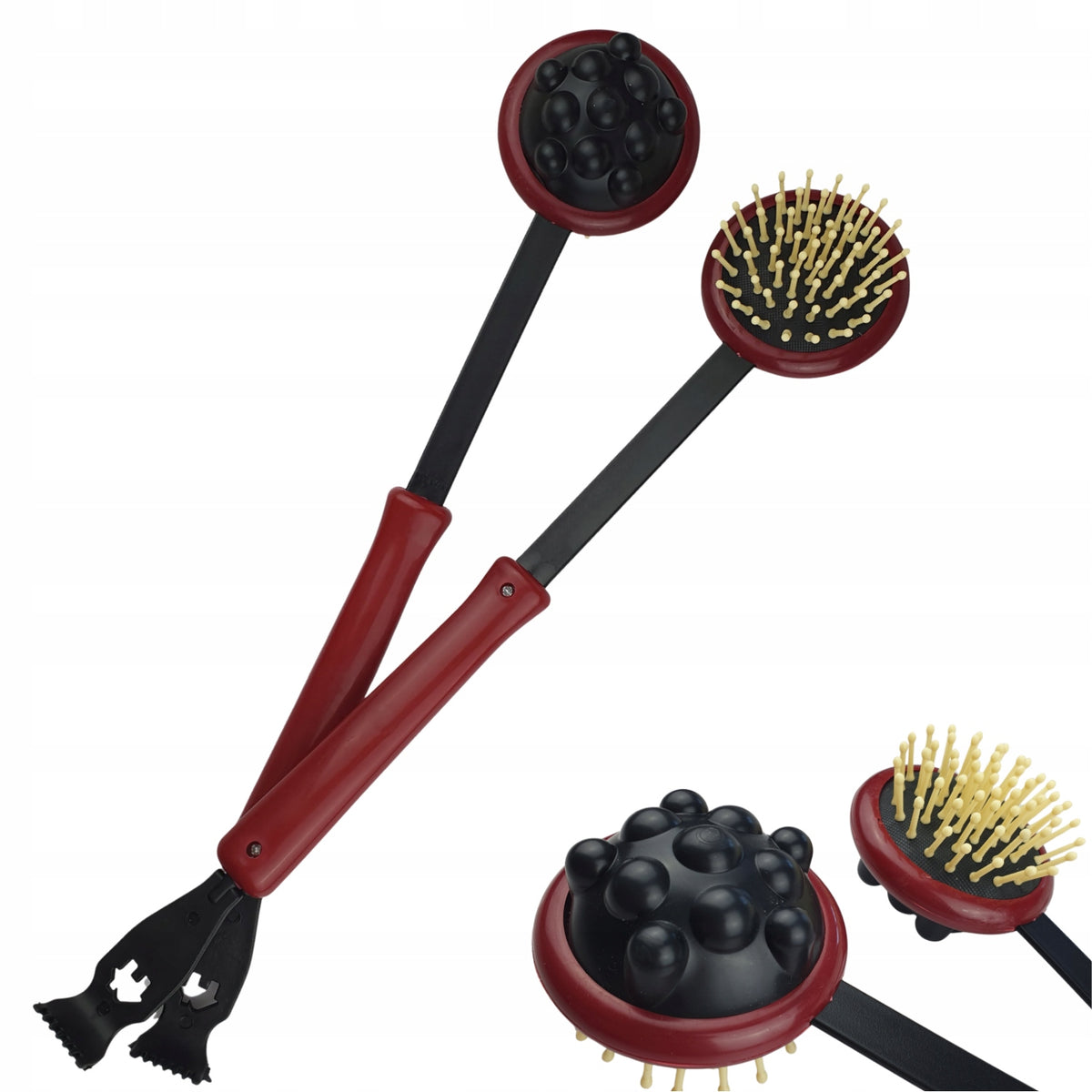 SCRATCHER LARGE BACK SCRATCHER MASSAGER 2in1