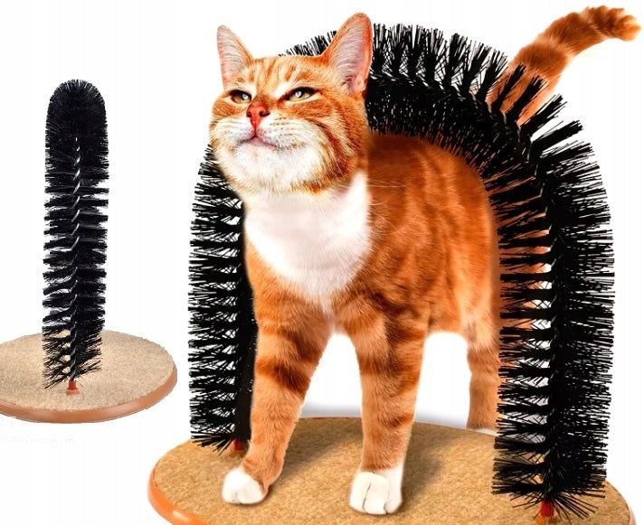 SCRATCHING POST CAT MASSAGER TOY ARCH FOR SCRATCHING ON CATNIP STAND