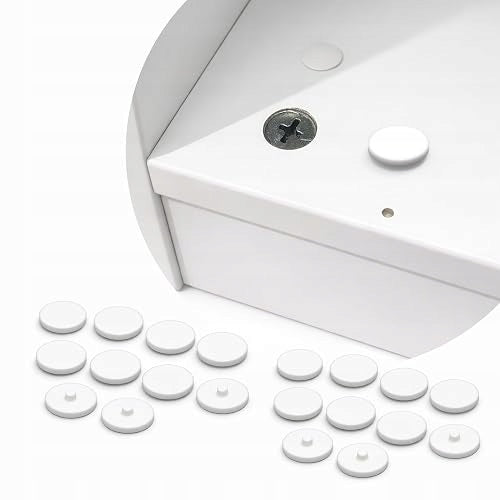 SCREW CAP WHITE FOR SHELVES KALLAX EXPEDIT TROFAST 10 PCS.