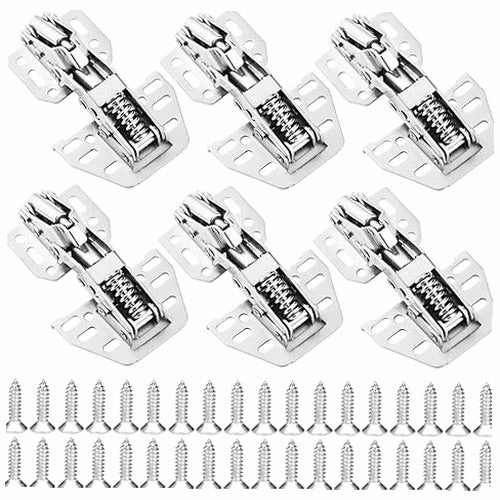 SCREW-IN HINGES 90 SOFT CLOSE FOR MOTORHOME CABINET SET OF 6