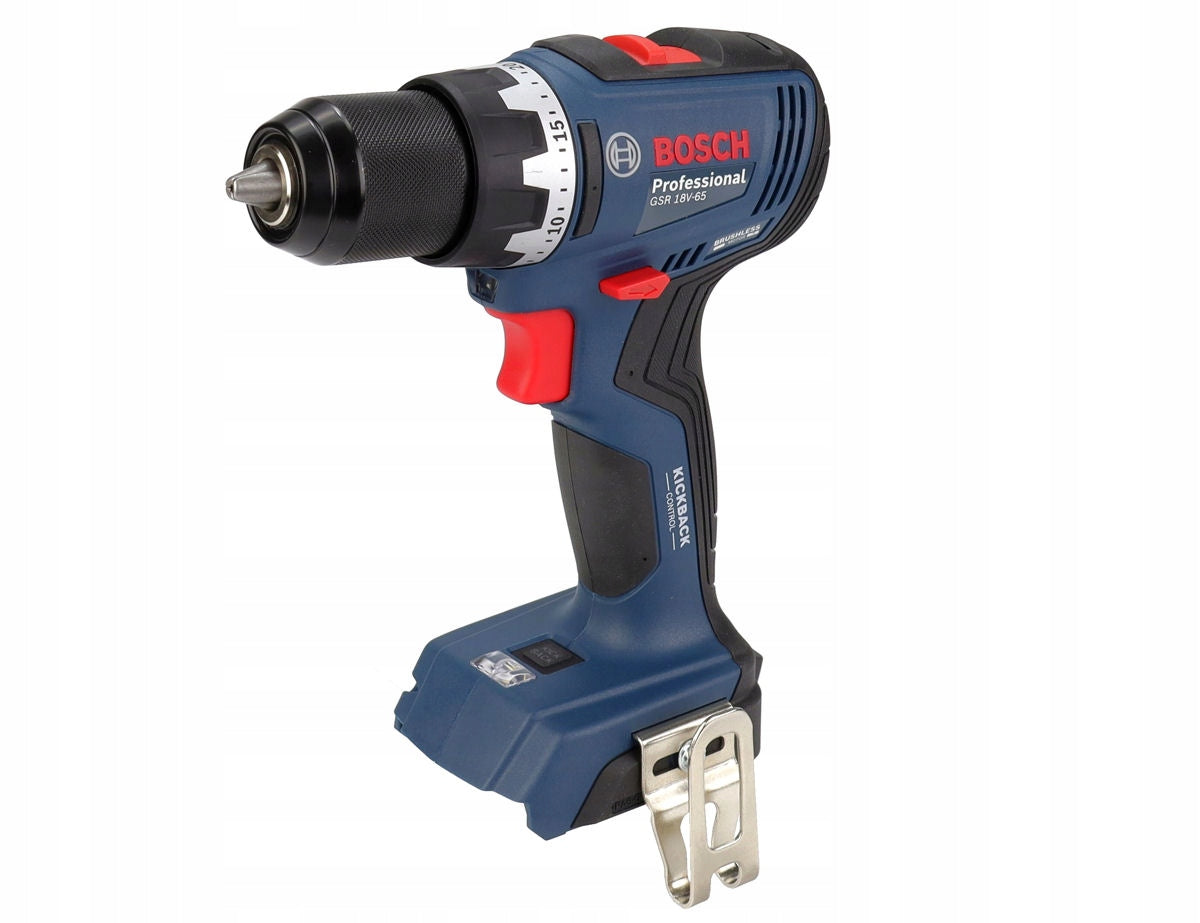 SCREWDRIVER 63Nm GSR 18V-65 BOSCH BRUSHLESS BODY + CASE Brand Bosch