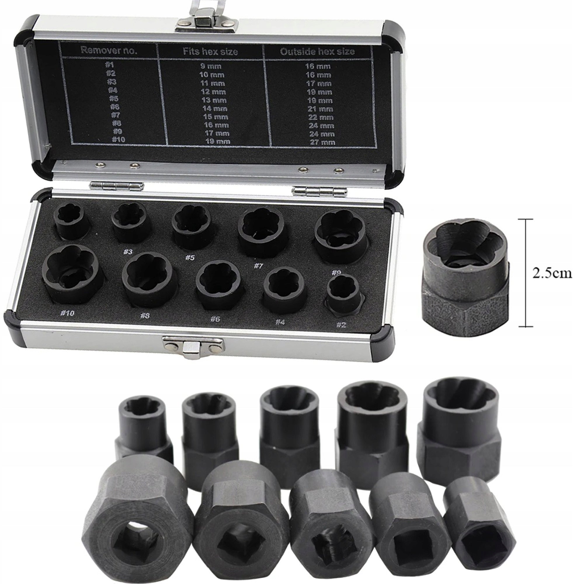 SCREWDRIVER CAPS FOR MACHINED DAMAGED NUT BOLTS EAN (GTIN) 5904323473310