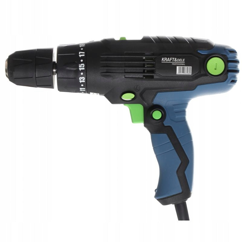 SCREWDRIVER ELECTRIC POWER DRILL 880W 2 GEARS 230V LED KD1673-Z Brand Kraft&Dele