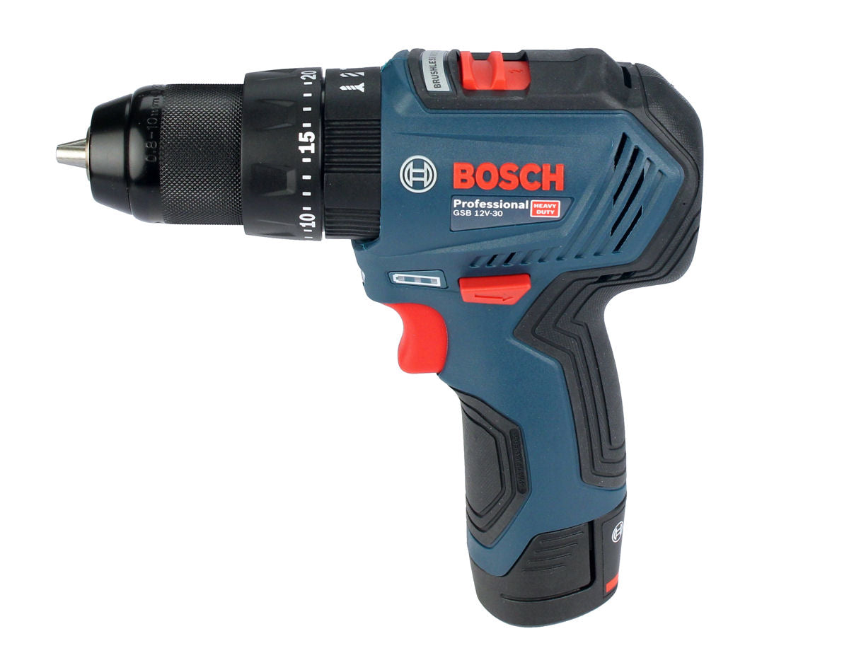 SCREWDRIVER GSB 12V-30 BOSCH 2x2,0Ah BRUSHLESS Manufacturer code 06019G9100