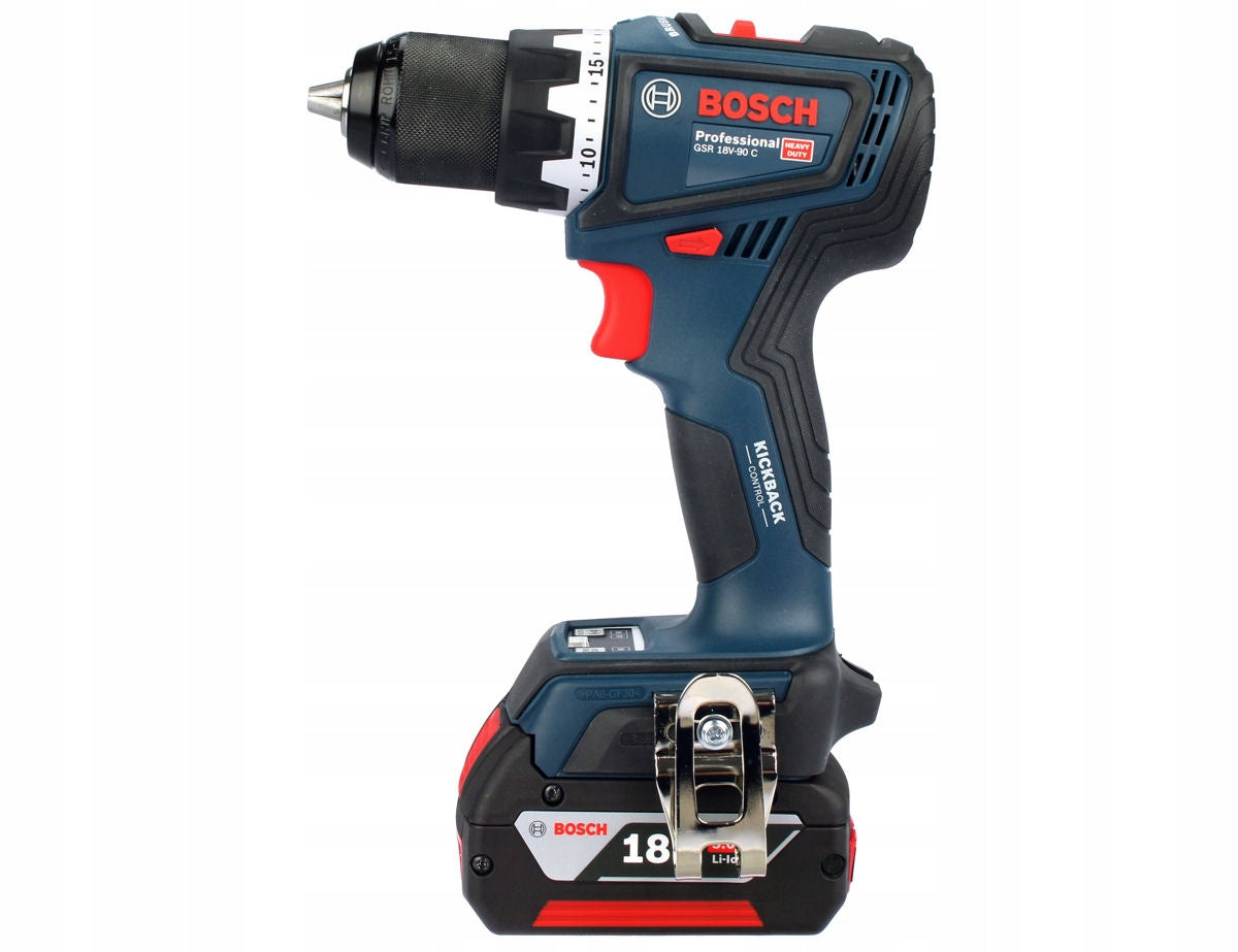 SCREWDRIVER GSR 18V-90 C BOSCH 2x4,0Ah L-BOXX Brand Bosch