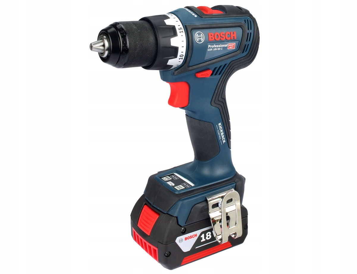SCREWDRIVER GSR 18V-90 C BOSCH 2x4,0Ah L-BOXX Manufacturer code 06019K6006