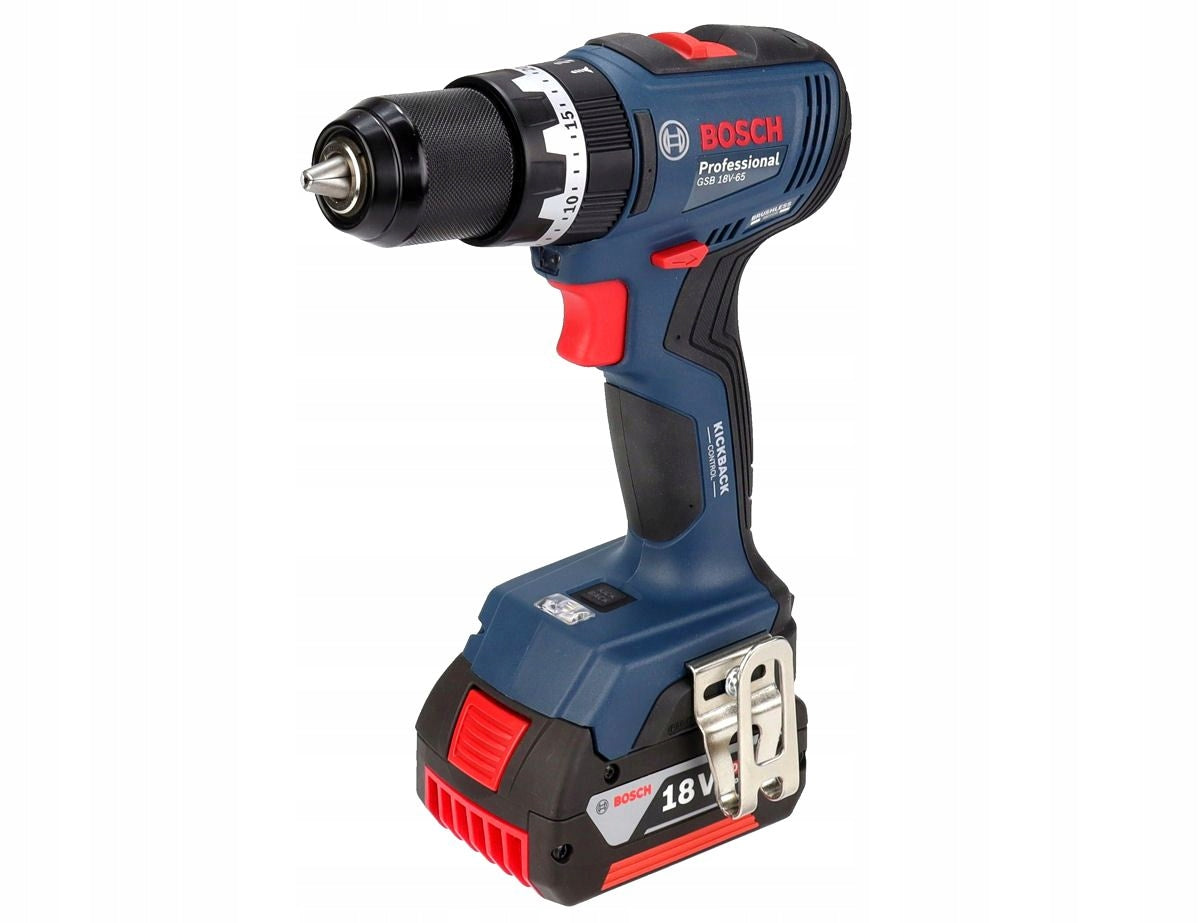 SCREWDRIVER WITH IMPACT 65Nm GSB 18V-65 BOSCH 1x5,0Ah L-BOXX BRUSHLESS Brand Bosch