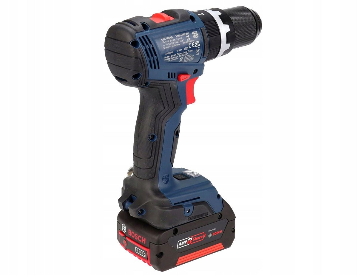 SCREWDRIVER WITH IMPACT 65Nm GSB 18V-65 BOSCH 1x5,0Ah L-BOXX BRUSHLESS Voltage (V) 18 V