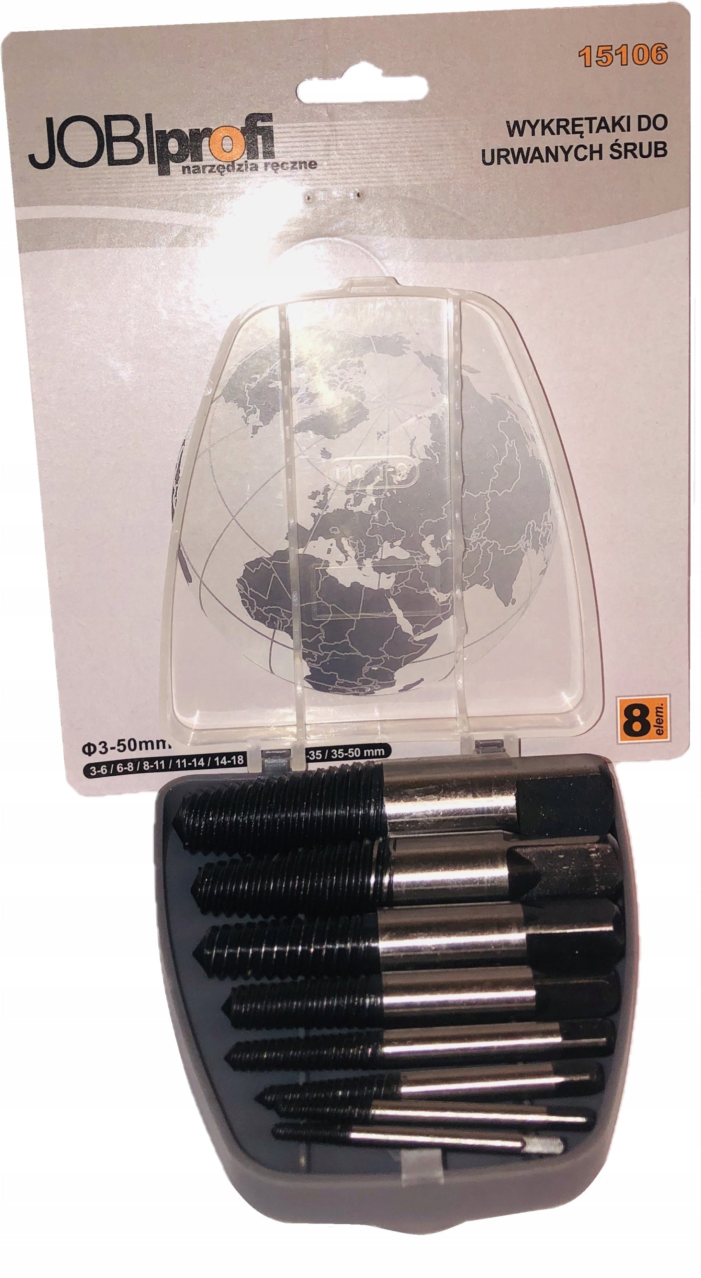 SCREWDRIVERS 8 ELEMENTS SET JOBI 15106 EAN (GTIN) 5900774551065