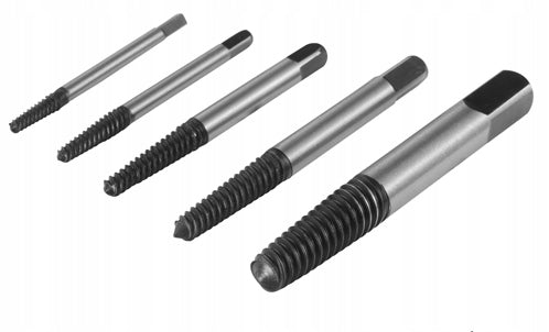 SCREWDRIVERS FOR BROKEN DAMAGED SCREWS 5 EL SET 4-18 MM