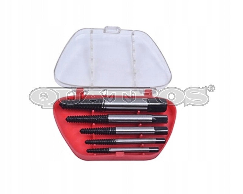 SCREWDRIVERS FOR BROKEN SCREWS 3-18MM 5PCS Brand Quatros