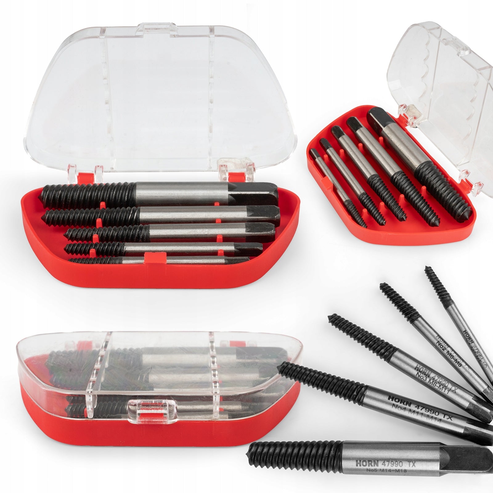 SCREWDRIVERS FOR BROKEN SCREWS BROKEN THREADS 3-18 mm SCREW PINS 5el.